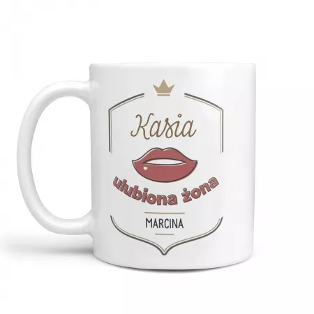 Personalizowany kubek "Ulubiona �ona"