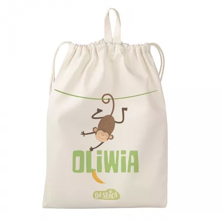 Personalizowany worek dla maluszka "Ma�pka"