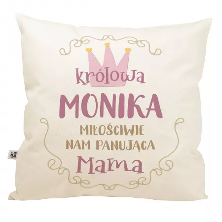 Poduszka z imieniem "Kr�lowa mama"