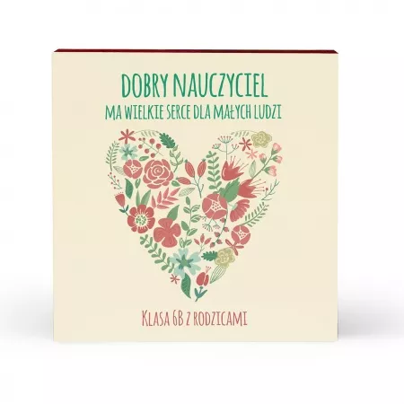 Serce piernikowe "Nauczyciel Ma Wielkie Serce"