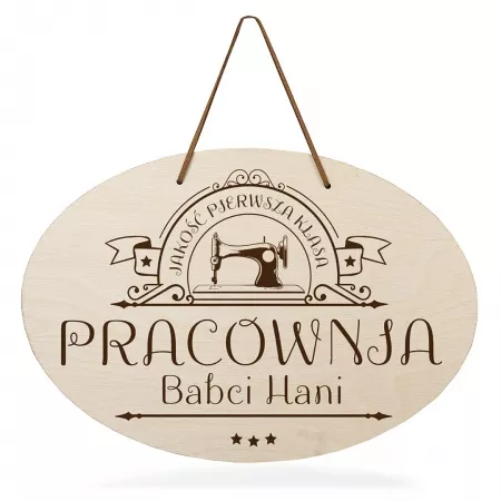 Tabliczka personalizowana "Pracownia"