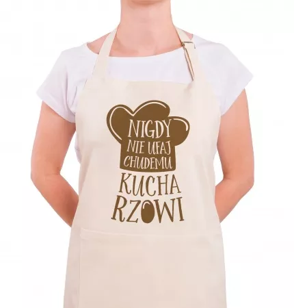 Fartuch "Nie ufaj chudemu kucharzowi"