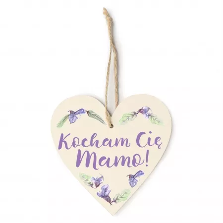 Zawieszka lawendowa "Kocham Ci� Mamo"
