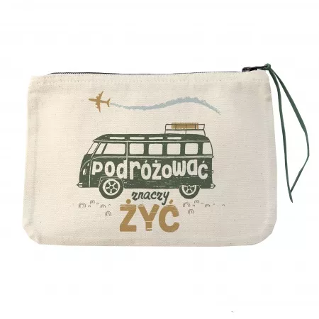 Kosmetyczka "Podr�owa� znaczy �y�"
