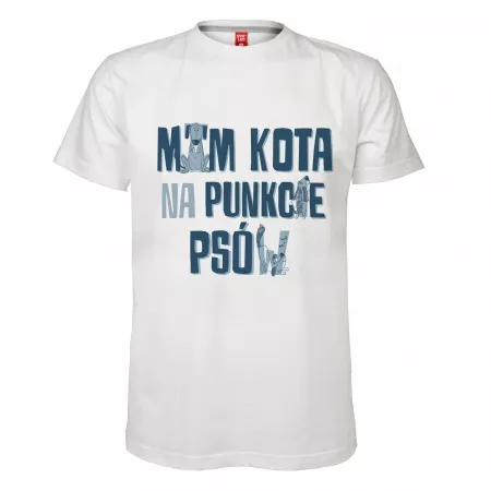 Koszulka m�ska "Mam kota na punkcie ps�w"