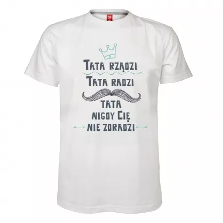 Koszulka m�ska "Tata rz�dzi"