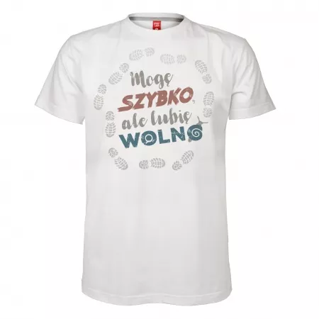 Koszulka m�ska "Mog� szybko, ale lubi� wolno"