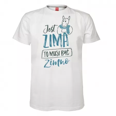 Koszulka m�ska "Jest zima to musi by� zimno"