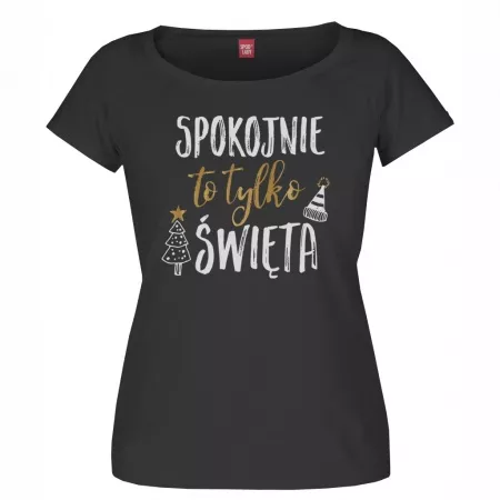 Koszulka damska "Spokojnie to tylko �wi�ta"