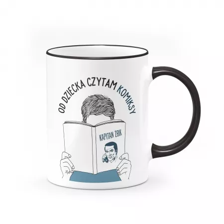 Kubek "Od dziecka czytam komiksy"