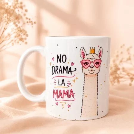 Kubek "No drama, La Mama"