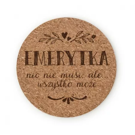 Podk�adka pod kubek "Emerytka"