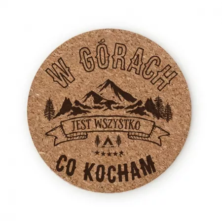 Podk�adka pod kubek "W g�rach"