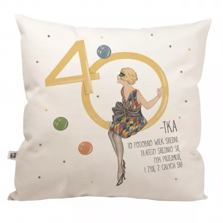 Poduszka "40-tka"