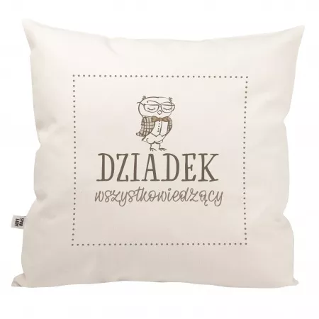 Poduszka "Dziadek wszystkowiedz�cy"