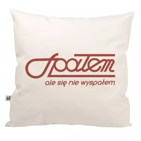 Poduszka "Spa�em" - wersja m�ska