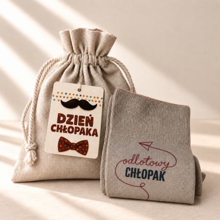 Skarpety w woreczku dla "Odlotowego Ch�opaka"
