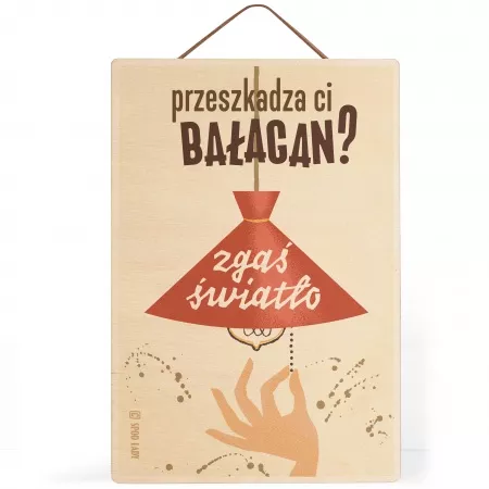 Tabliczka drewniana "Ba�agan"