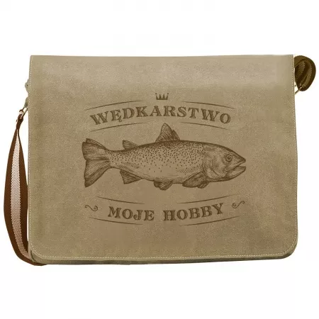 Du�a torba m�ska "W�dkarstwo - moje hobby"