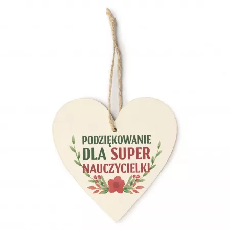 Zawieszka "Podzi�kowanie dla nauczycielki"