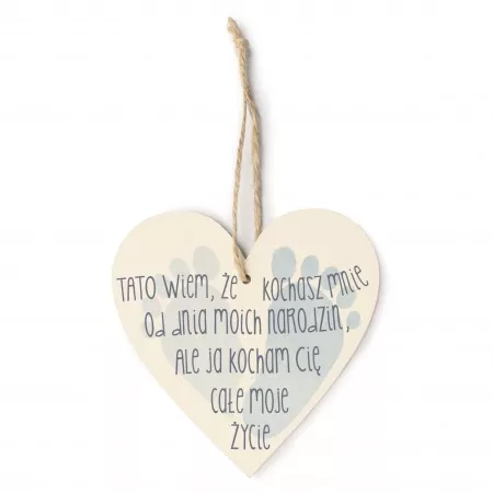 Zawieszka "Tato wiem, �e kochasz mnie"
