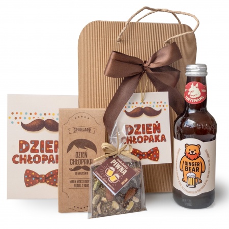 Zestaw w torebce "Ginger Bear" na Dzie� Ch�opaka