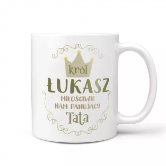  Kubek z imieniem "Kr�l tata"