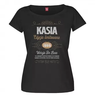 Personalizowana koszulka damska "Edycja limitowana"