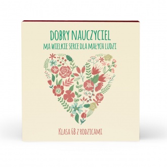 Serce piernikowe "Nauczyciel Ma Wielkie Serce"