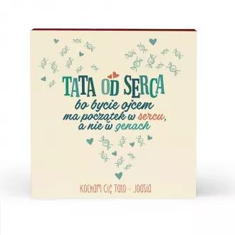 Serce piernikowe "Tata od serca"