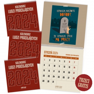 Zestaw Kalendarzy 2024 - TRZECI GRATIS